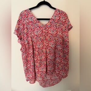 Floral Work Blouse